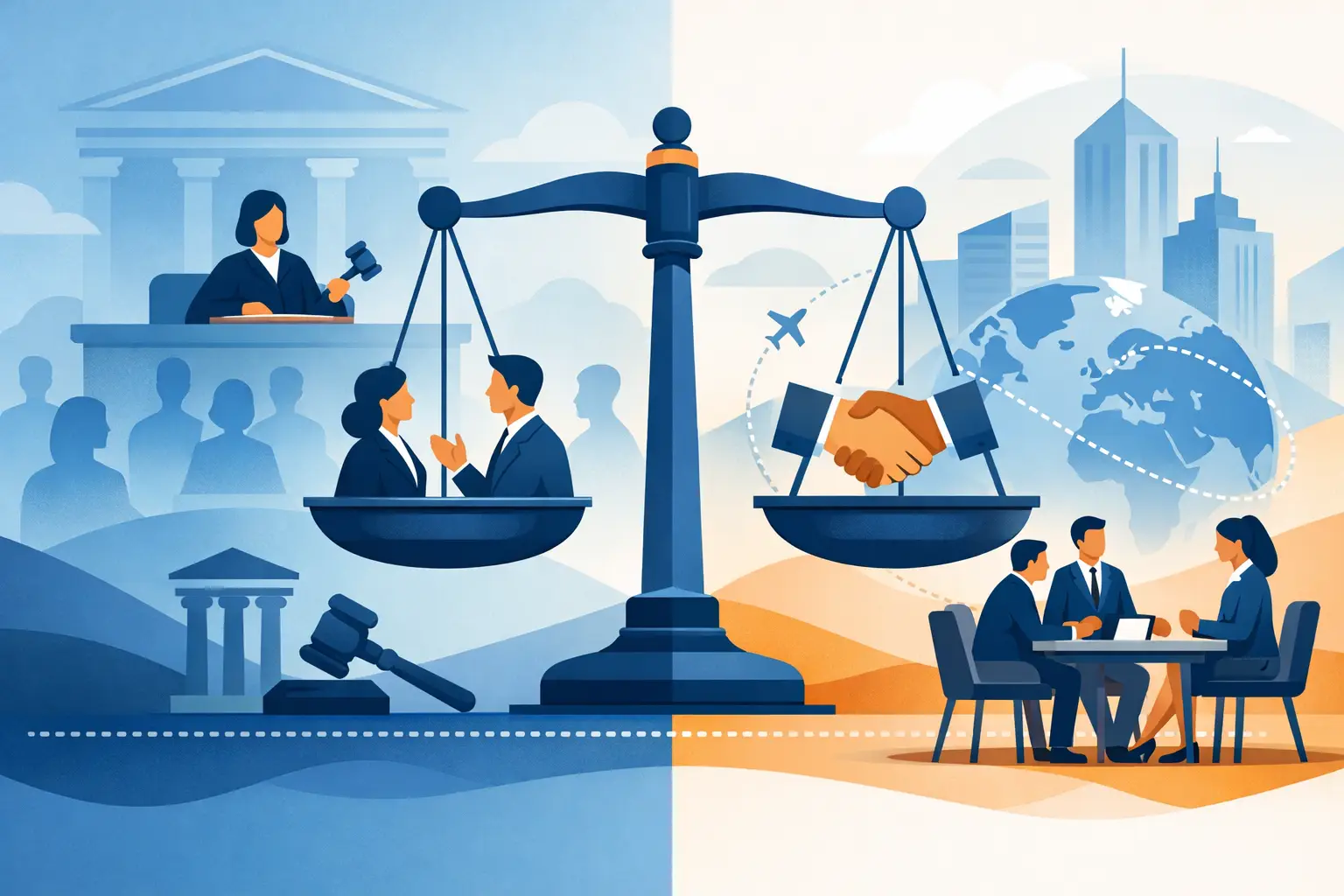 Litigation or Arbitration for Cross-Border Disputes?