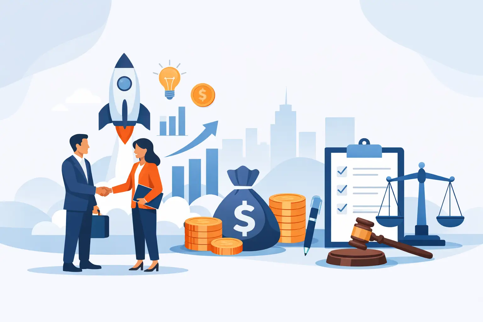 Startup Funding Round Legal Example Explained