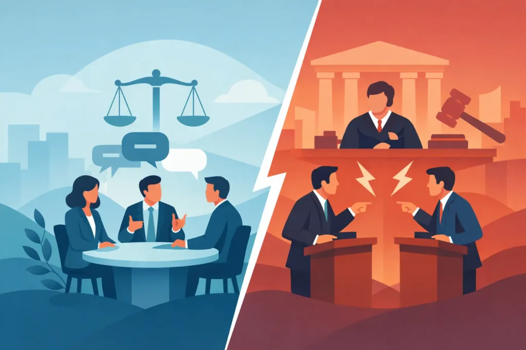 Mediation Versus Litigation for Business Disputes