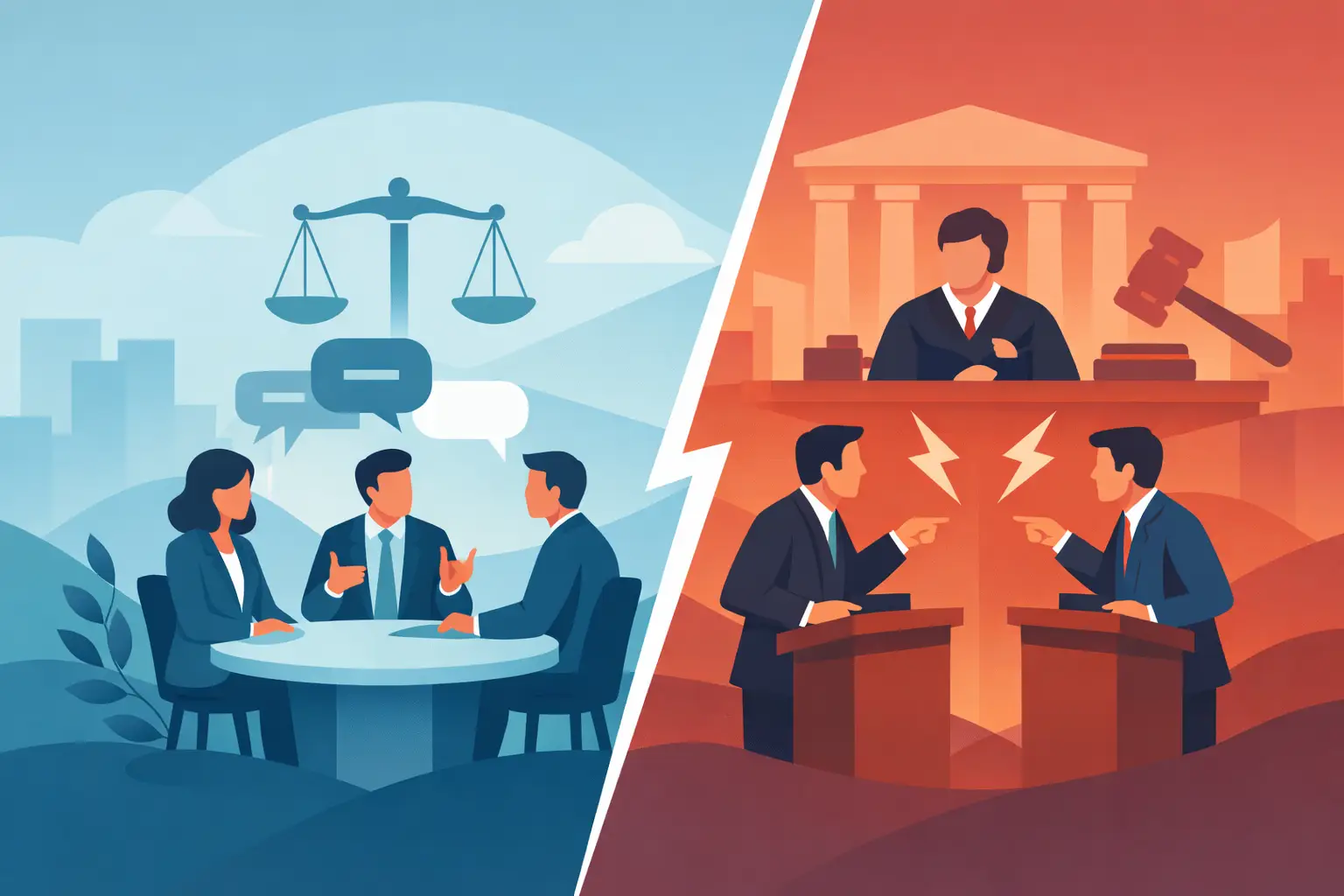 Mediation Versus Litigation for Business Disputes