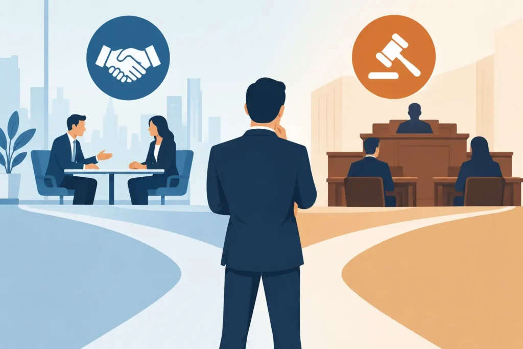 Business Disputes: When to Negotiate or Litigate